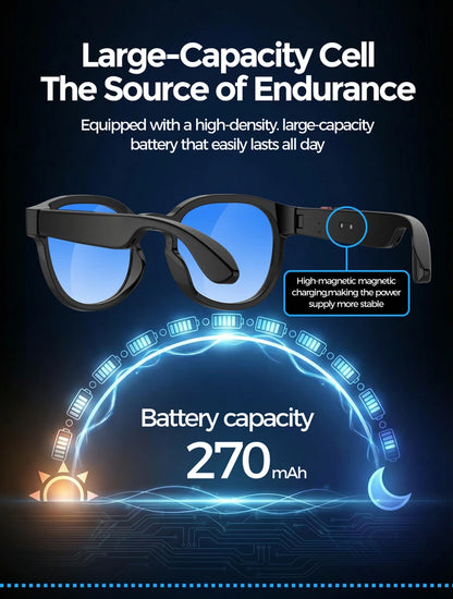 Smart AI Glasses 8MP HD 4K Shooting Camera Photo Video Voice Call Translation Waterproof Bluetooth AI Motorcycle Glasses