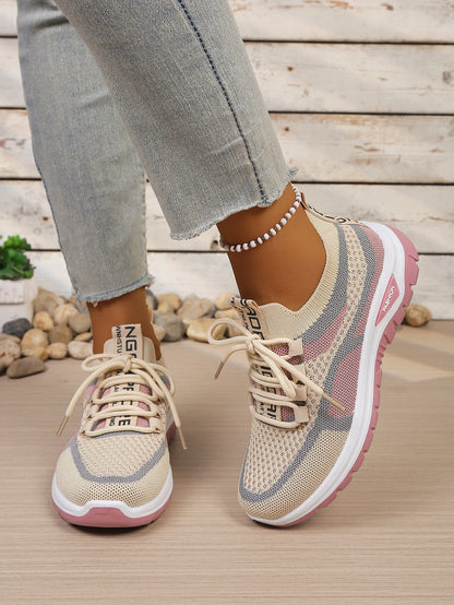 Women's Shoes Double-Color Work Shoes for Ladies, Single Shoes Casual Sneaker Shoes Woman 2026 Free Shipping Shoes