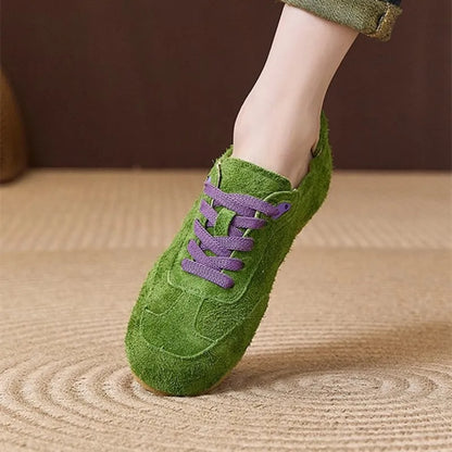 Women's 2026 New Suede Boodles Shoes, Women's Flat Training Shoes, Women's Sport Shoes Luxury Designer Shoes for Women
