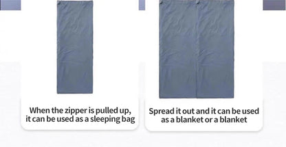 Outdoor Camping Ultralight Compact Adult Sleeping Bag Travel Washable Down Cotton Insulation Dirt-Resistant Portable Waterproof