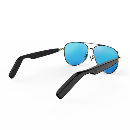 Smart Wireless Bluetooth Glasses Fashion Anti-Blue Light Glasses Multi-functional Music Playback Phone Answering Touch Operation