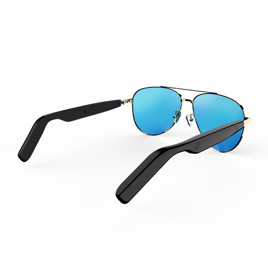 Smart Wireless Bluetooth Glasses Fashion Anti-Blue Light Glasses Multi-functional Music Playback Phone Answering Touch Operation