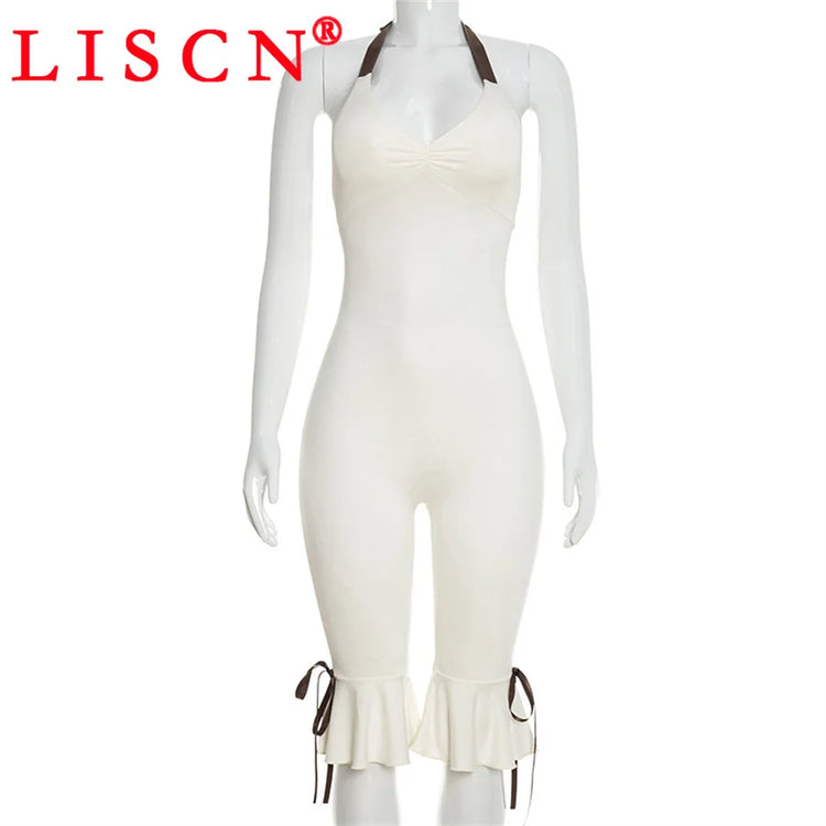 10 Bulk Items Wholesale Lots Jumpsuits for Women Sexy Sleeveless Printing Bodycon Rompers Party Club Clothes K17340