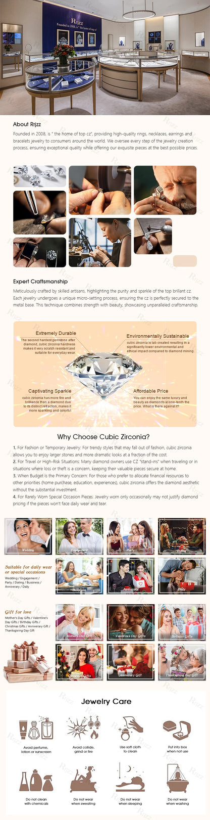 Rrjzz 5mm D-Color Mossanite Women Pendant Necklace with GRA Jewelry Gifts Lucky Disc-shaped Trapezoidal CZ Lab Diamond Necklace