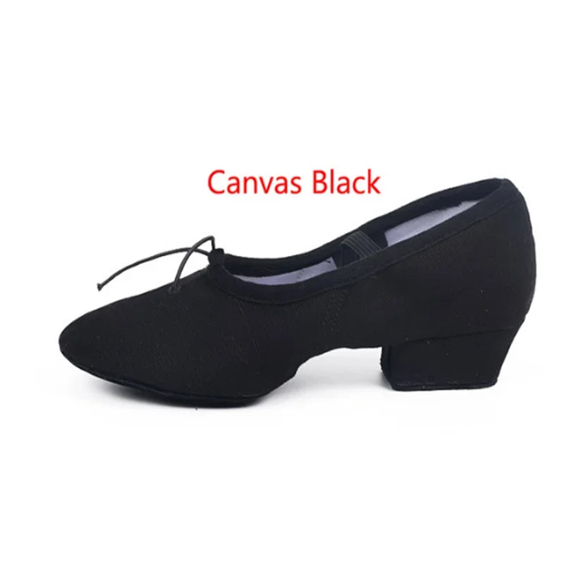 Ballet Dance Shoes Women Teacher Stage Training Shoes Soft Sole Slippers Yoga Belly Practice Shoes Girls Jazz Dancing Shoes