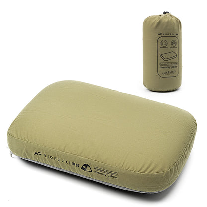 Soft Slow Rebound Memory Foam Pillow Outdoor Camping Travel Cervical Pillow Portable NoonBreak Pillow Neck Support Pillow