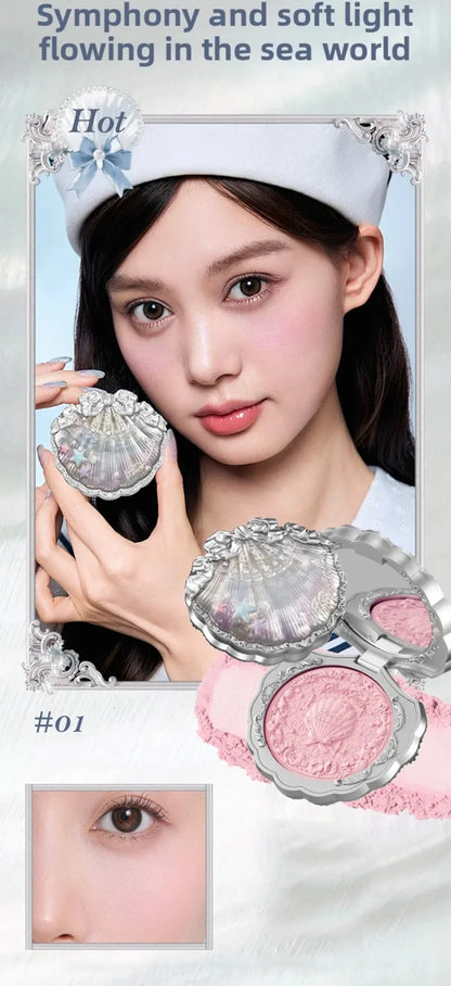 Flower Knows All In One Makeup Set Gift Box Garden Cushion Cream Foundation Matte Blush Long Lasting Velvet Lip Cream With Bag