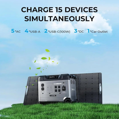 OUKITEL P5000 Pro Portable Power Station 3600W Solar Generator 5120Wh Lifepo4 Battery Home Backup Outdoor Camping Mobile power