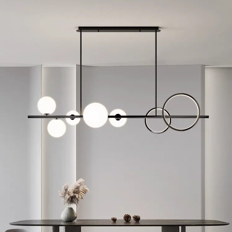 Magic Bean Long Pendant Lights Nordic Restaurant Modern Creative Kitchen Light Luxury Living Room Bar Decor Lighting G9 Bulb