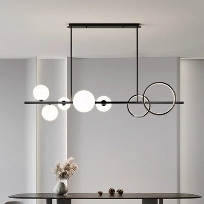 Magic Bean Long Pendant Lights Nordic Restaurant Modern Creative Kitchen Light Luxury Living Room Bar Decor Lighting G9 Bulb