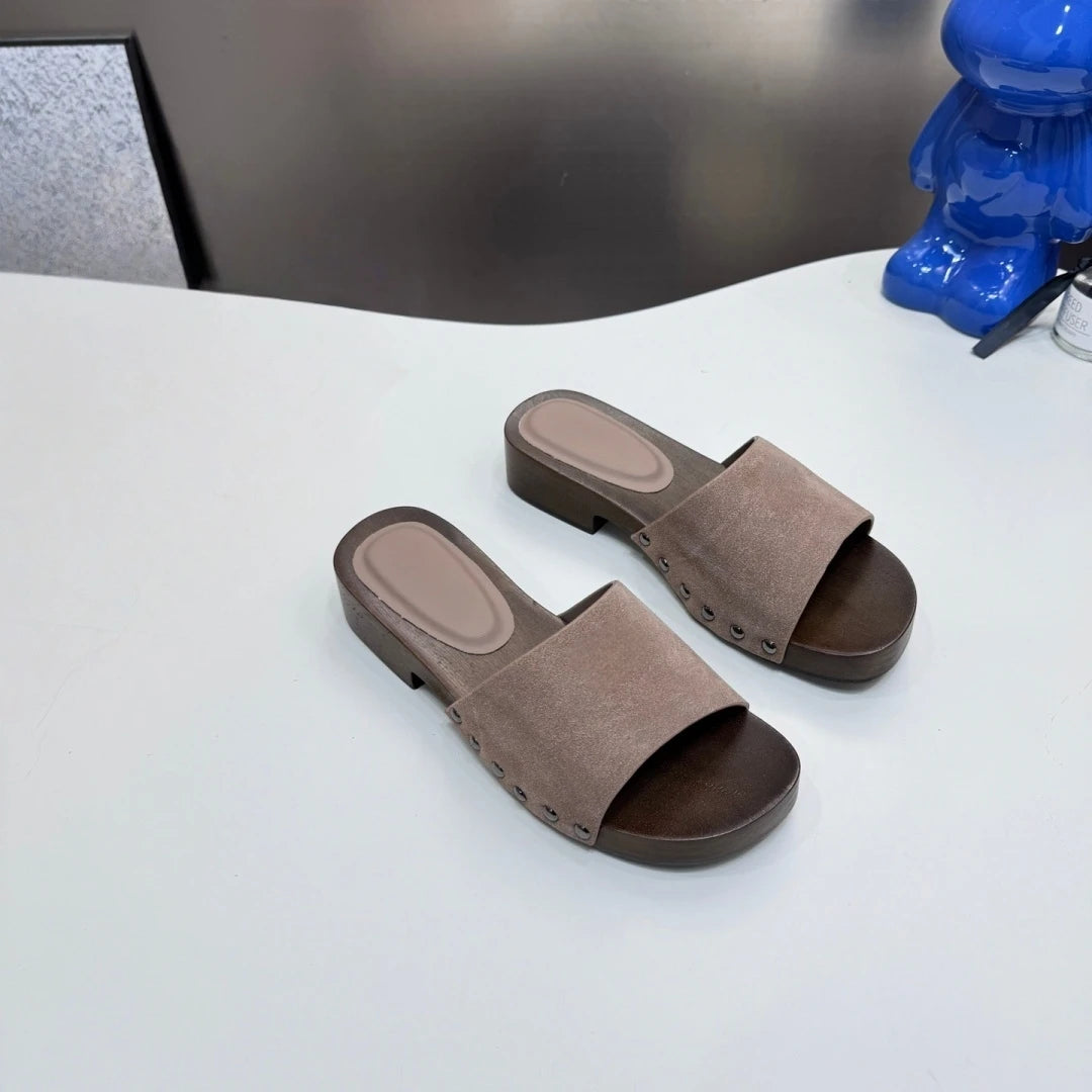 Luxury Brand Women's Shoes Handmade Fashion Slides Modern Slippers Outdoor Sandals Indoor Beach Garden Footwear Holiday Gifts