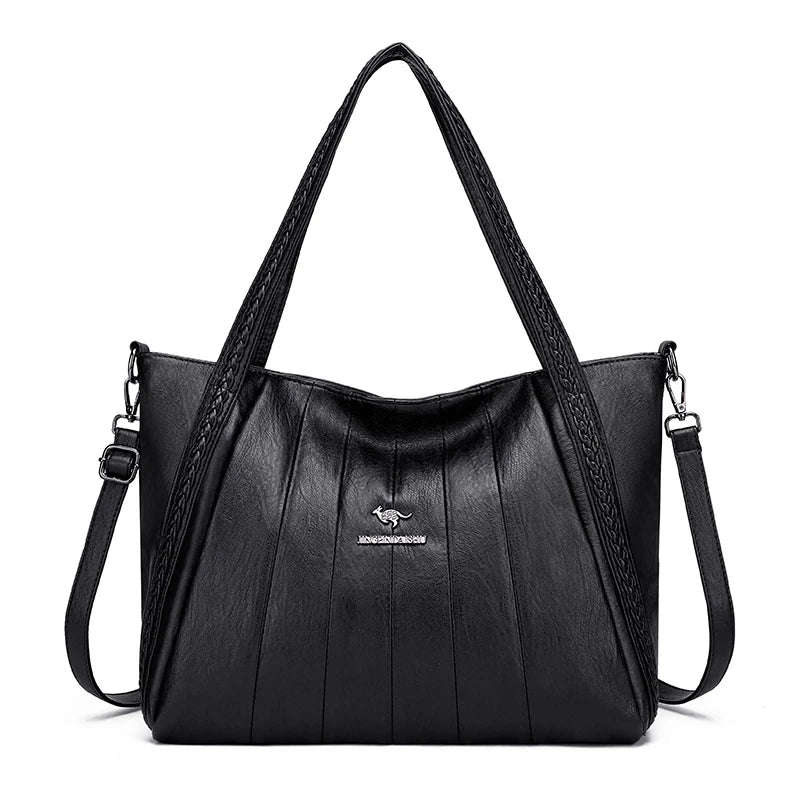 Genuine Brand Leather Women Handbag Luxury Designer Shoulder Crossbody Bags Ladies Purse Messenger Tote Bag Female Commuting Bag