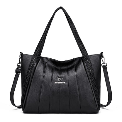 Genuine Brand Leather Women Handbag Luxury Designer Shoulder Crossbody Bags Ladies Purse Messenger Tote Bag Female Commuting Bag