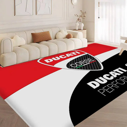 Motorcycle LOGO D-Ducati Floor Mat Rectangle Anti-slip Home Soft Badmat Front Door Indoor Outdoor Mat Hotel Decor Mat
