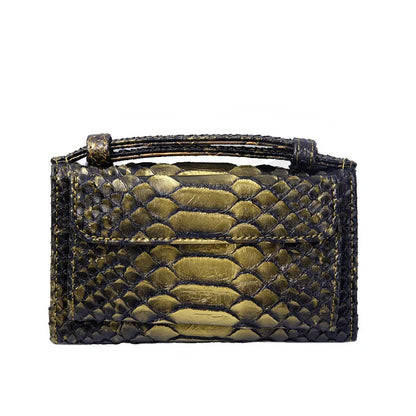 Luxury Snake Pattern Chain Flap Handbags Evening Clutches Crossbody Messenger Shoulder Bags Women Female Ladies Luxurious Purses