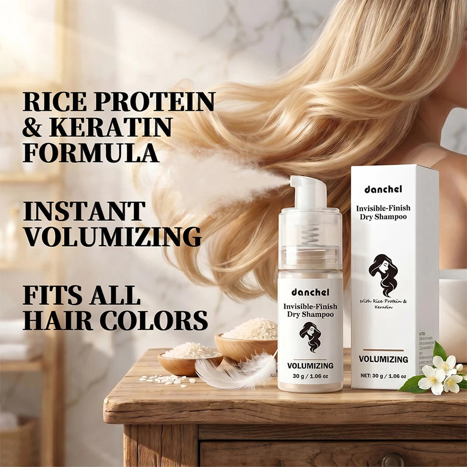 Dry Shampoo Powder Instant Oil Absorbing Refreshing Air-Feeling Grease Hair Styling Powder Travel Portable for Women Men