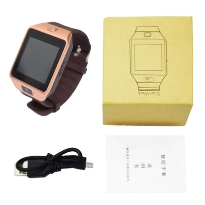 New Watches Mens 2025 Sport Watch Electronic Clock Support TF SIM Card Camera SMS Call Women Smartwatch for Android Phone