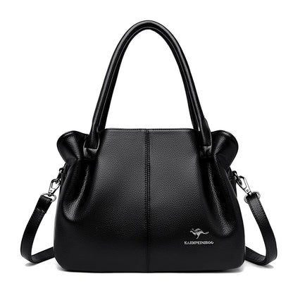 Luxury Designer Women's Handbag Soft Leather Large Capacity Purses and Handbags Casual Shoulder Bags Sac A Main Ladies Tote Bag