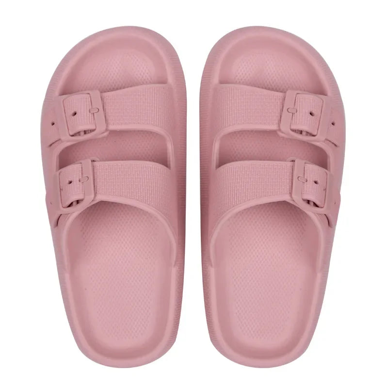 Cushion Sandals Women Men Cloud Soft Sole Slides Platform Slippers Eva Outdoor Sandals Non-slip Home Ciabatte Uomo Flip Flop