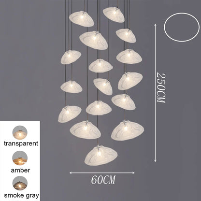 Modern Stair chandelier Pendant lights indoor lighting Ceiling lamp hanging light led Chandeliers for living room indoor lightin