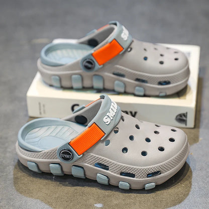 Children Slippers Boy Clogs Summer Beach  Shoes Sneaker Casual Comfortable Indoor Outdoor Sports Sandals for Boy 4 To 10 Years