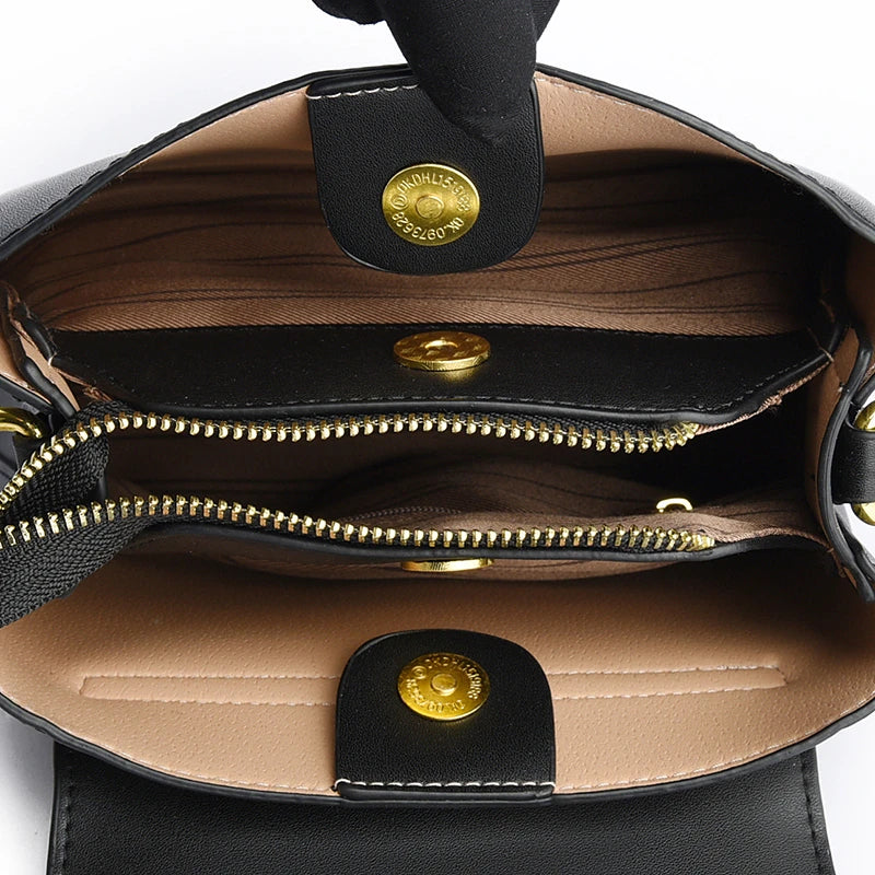 Fashion Embroidery Shoulder Bag Women Designer High Quality Leather Handbag Purse Ladies Small Crossbody Messenger Bag Female