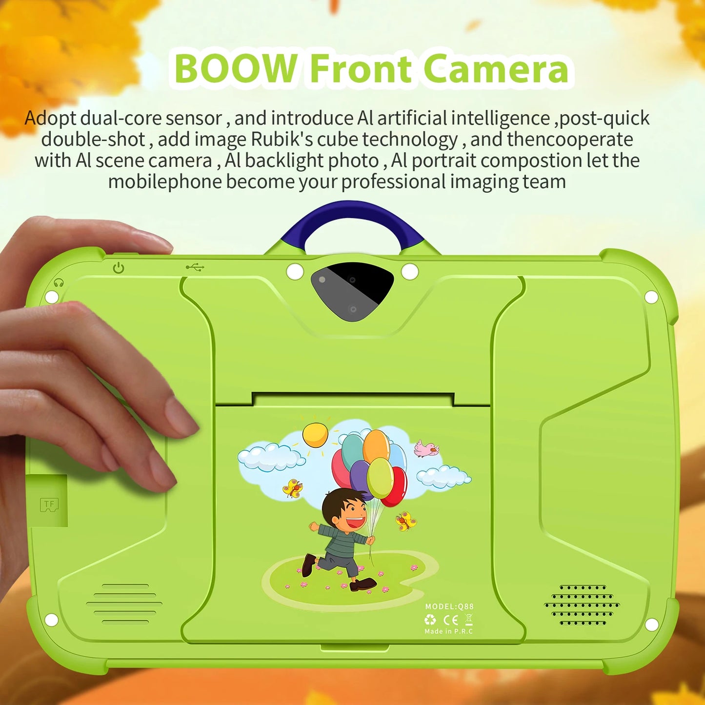 New 5G WIFI 7 Inch Android Kids Tablets Quad Core 4GB RAM 64GB ROM Dual BOW Cameras Cheap And Simple Children's Gifts Tablet PC