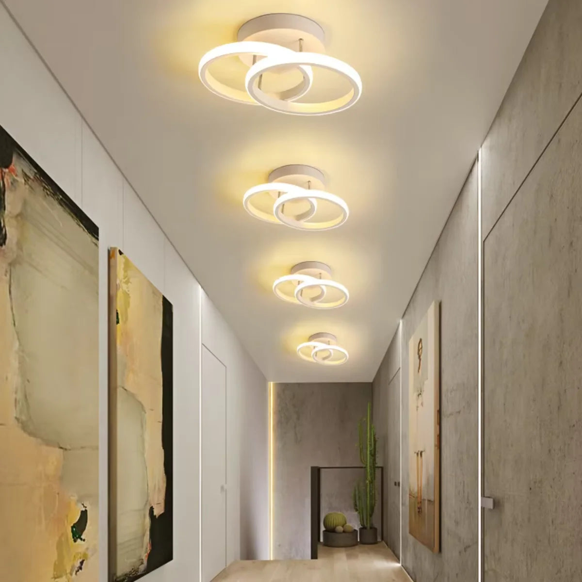 Led Low Noise Ceiling Fan Chandelier Living Dining Table Room Bedroom Kitchen Lights Black White Home Decoration Lamps Fixtures