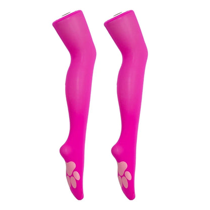 Cat Paw Thigh High Stocking Cosplay Paw Pad Socks Kitten Paw Over Knee Stockings