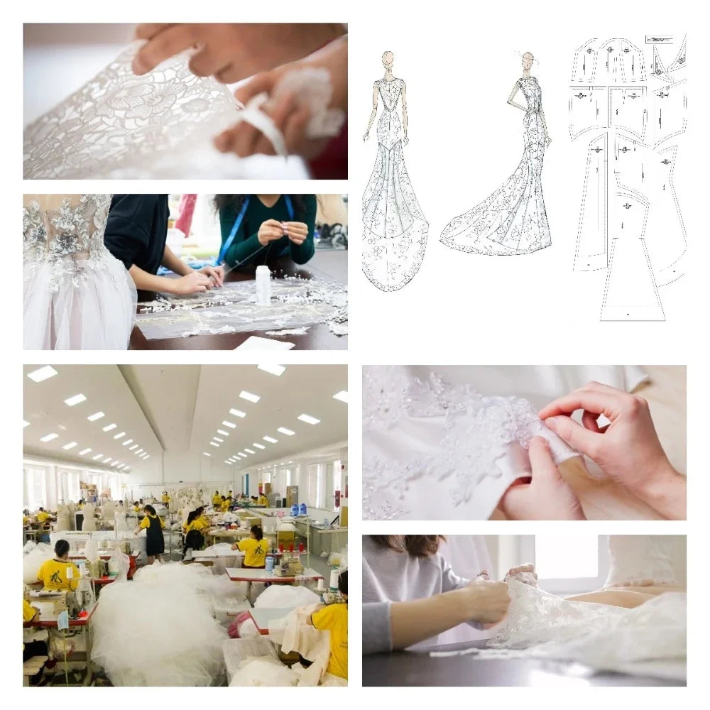 Customized Sizes Available Exquisite Jersey Rhinestone A-line High Collar Long Dresses Bespoke Occasion Dresses High Quality