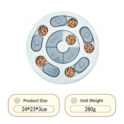 Dog Puzzle Toys Slow Feeder Interactive Brain Increase Puppy IQ Food Dispenser NonSlip Slowly Eating Bowl Pet Cats Dogs Training