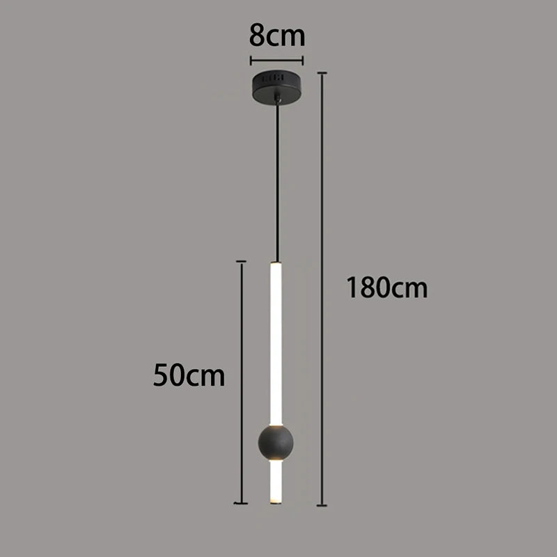 1pc Modern Home Decor LED Lights Bedroom Lamp Bedside Pendant Light Lamps LED Chandeliers Hanging Light Indoor Lighting