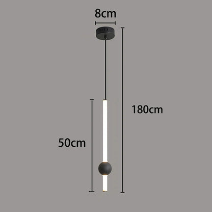 1pc Modern Home Decor LED Lights Bedroom Lamp Bedside Pendant Light Lamps LED Chandeliers Hanging Light Indoor Lighting