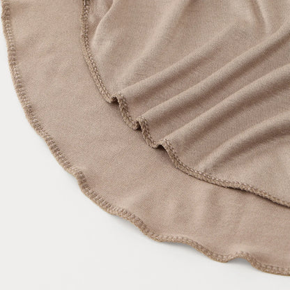 Versatile Fake Collar Hat Muslim Inner Premium Ready Jersey Hijab Cap Scarf Cotton Neck Cover Muslim Soft Woman Hijabs 40*25cm