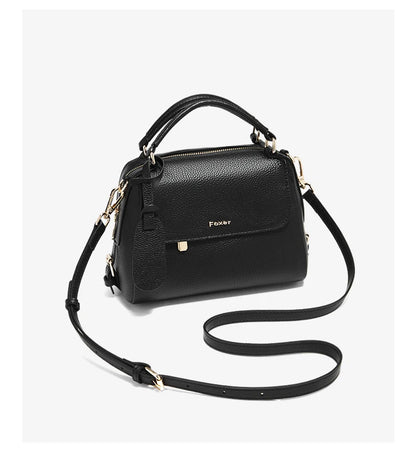 FOXER 2026 Fashion Women's Handbag Cow Leather Lady Shoulder Bag Light Luxury Crossbody Bag for Daily & Commute