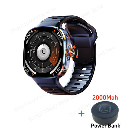 New 5G Smartwatch 2.4inch larger Amoled Screen Smart Watch With 190° Rotary Camera GPS 2100mAH Battery 720*720 HD Resolution