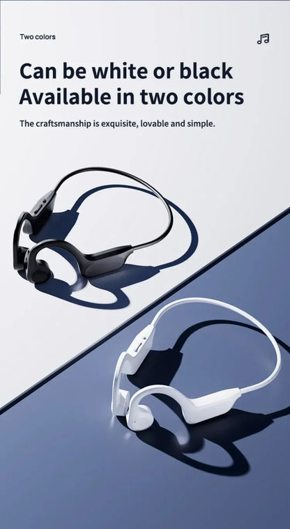 Original Bosete X7 Bone Conduction Wireless Headphones Bluetooth 5.3 Waterproof Ear Hook Sports Running Earphones With Mic