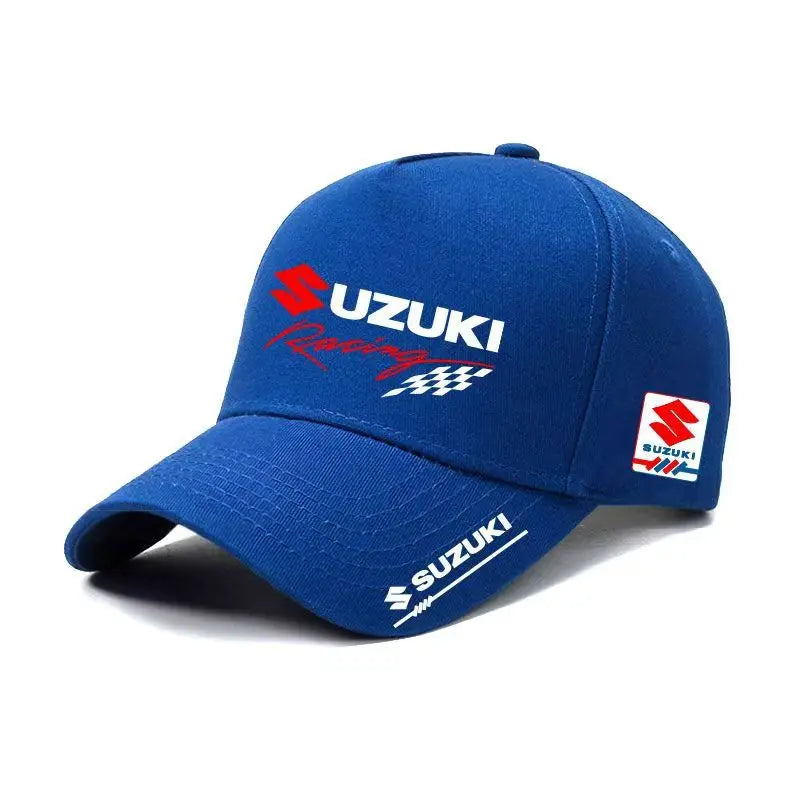 Suzuki motorcycle GSX racing hat, outdoor motorcycle cycling competition duckbill hat, summer cotton sunshade hip-hop hat