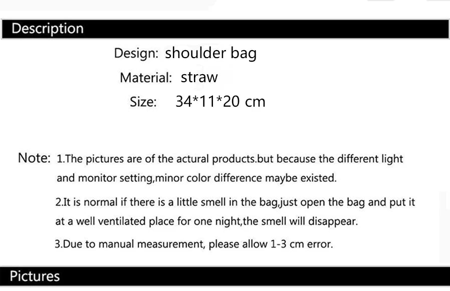 New Summer Beach Bag for Women Clutch Bag Luxury Designer Straw Bags Tote Handbag Fashion Woven Rattan Female Travel Purse