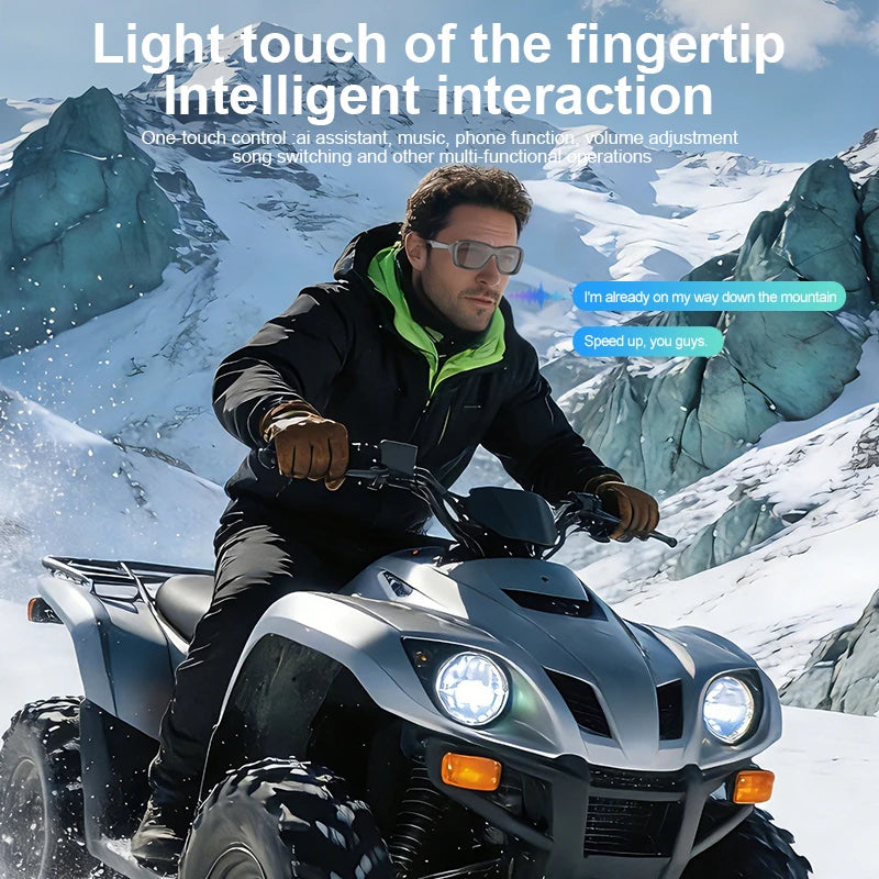 2026 Smart Glasses HD Photo Video AI Record Translation Touch Photochromic Lenses Bluetooth Call Music Multifunction Glasses