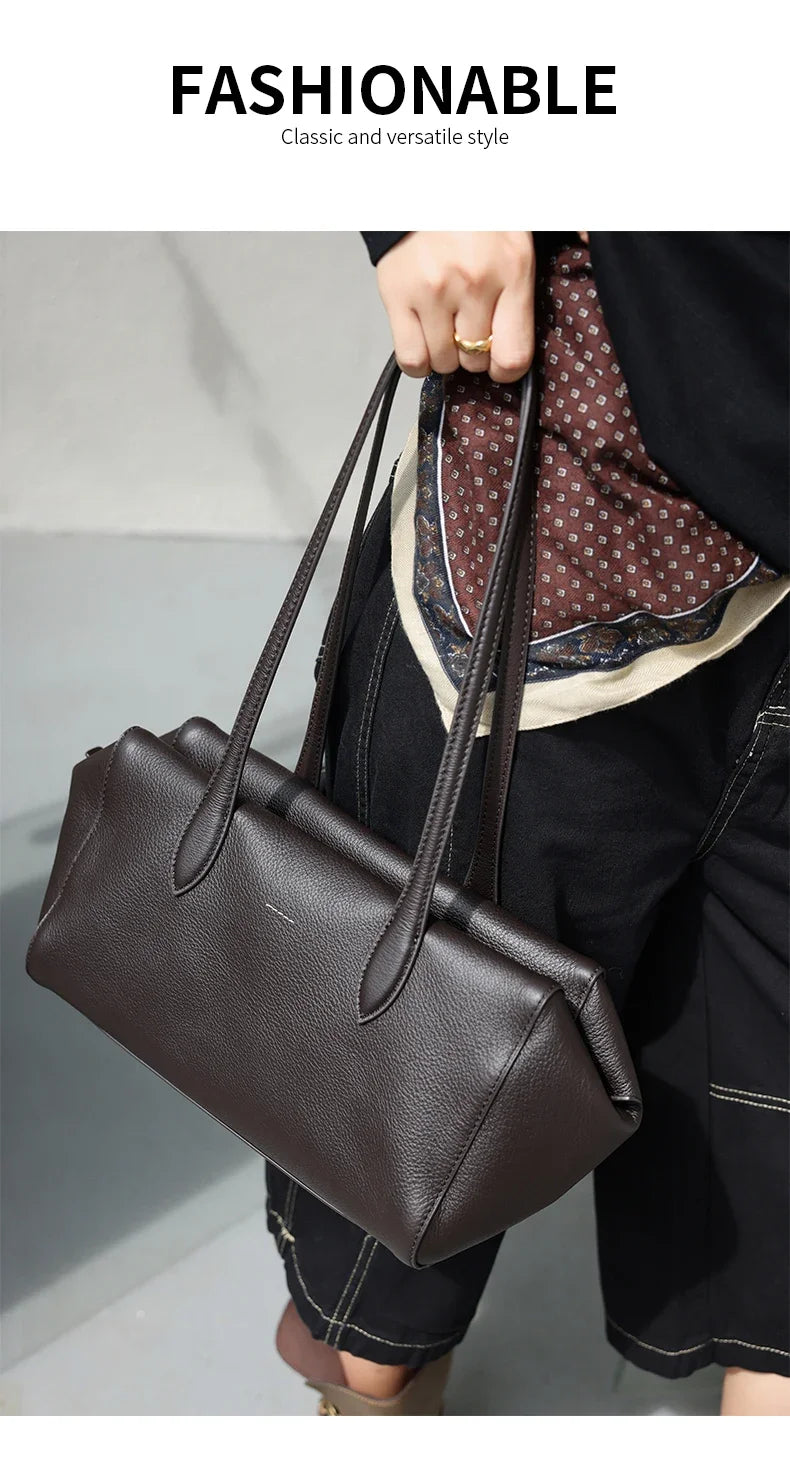 New Women's Natural Suede Leather long handle Shoulder Bag Luxury Designe Genuine Suede Leather Handbags Shopping Underarm Bag