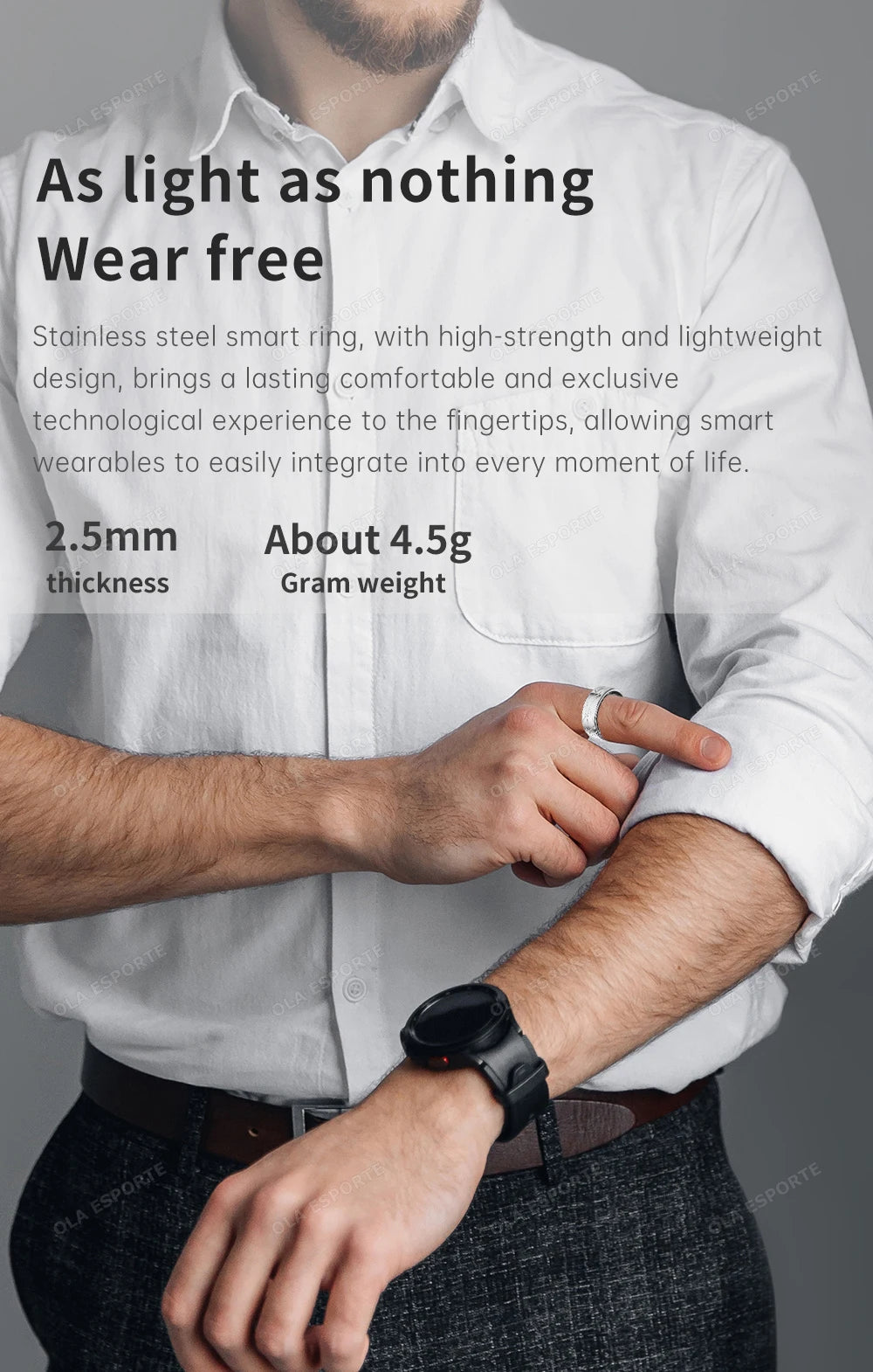 2026 Smart Ring Health and Sleep Tracker Heart Rate Blood Oxygen Monitor Brush Video 5ATM Waterproof Multi Sports Men Women Ring