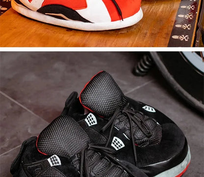 Fashionable High-top house Slippers, soft fluffy as clouds,Warm anti-slip winter slipper with thick soles for men women children