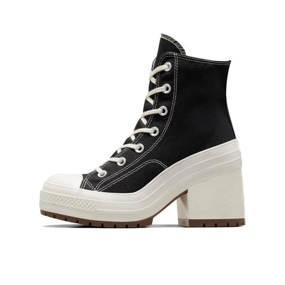 Women's High-heel Shoes Classic High Top Canvas Shoes Designer Platform Sneakers for Women Breathable Casual Shoes Zapatos Mujer