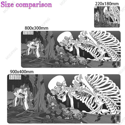 Grid Desk Mat Black Mouse Pad Gamer Laptop Office Carpet Big Mousepad Xxl Anime Computer Tables Rubber Mouse Pad Large Deskmat