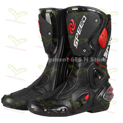 Riding Tribe B1001 Motorcycle Boots Professional Rally Racing Boots Motorbike Rider Biker Shoes Botas Motocross Protective Gear
