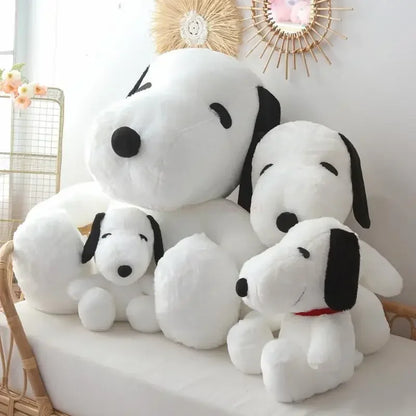 Kawaii Big Size Snoopy Plush Toy White Dog Soft Pillow Stuffed Doll Cartoon Animal Birthday Gifts For Girlfriends Kids Decorate