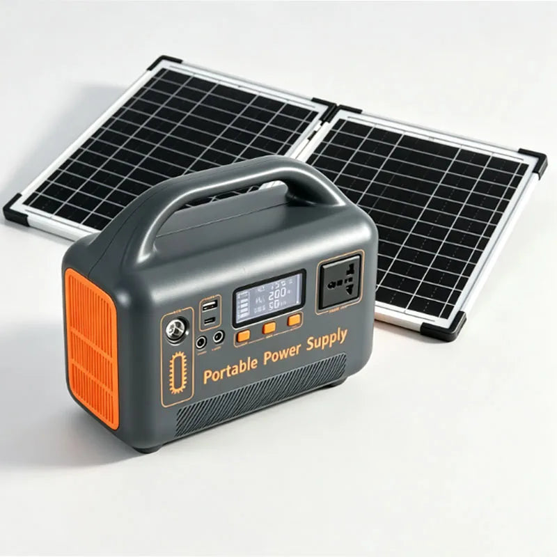 400W Portable Charging Station 220V192Wh LiFePO4 Outdoor Power Supply, Supports Solar Charging, Suitable for Household Energy