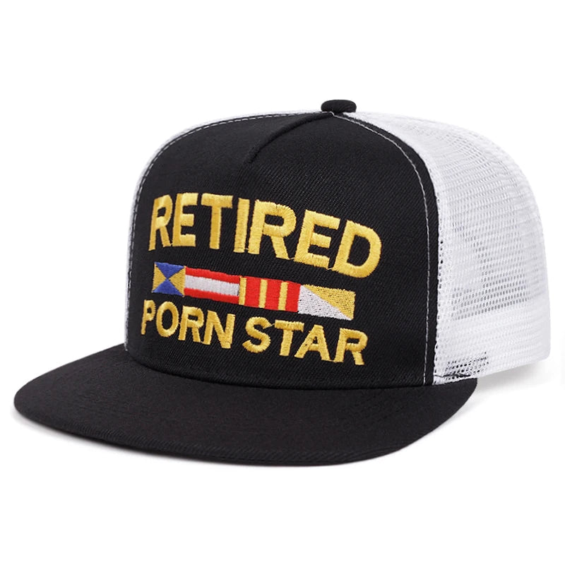 2025 Personalized New Flat Edge Hat letters Creative Embroidered Street HipHop Hat Outdoor Leisure Sunshade Baseball Hat Net Hat