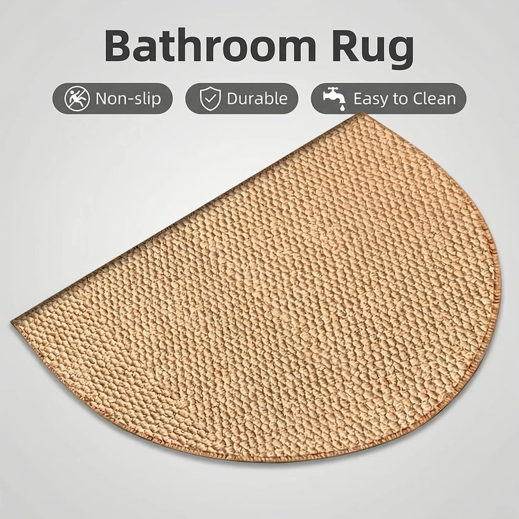 Door Mat Outdoor/indoor Rugs Faux Jute Doormat Super anti-slip washable suitable for use at bathroom and toilet doorways Rug